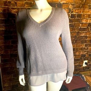 Torrid Size 1 Grey Twofer Sweater